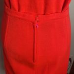 Vintage Penney’s International tipped coral 100% wool three piece skirt suit 12 Red Size 6 Photo 13