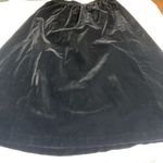 Blair Elastic Waist Women's Black Velour Skirt Size Large Soft Roomy Photo 0
