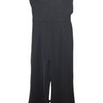 Few Moda jumpsuit black cocktail party sleeveless off shoulder wide leg L Photo 7