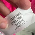 Gap  Women's Boyfriend Fit Button Down Long Sleeve Shirt 100% Linen Fuchsia NWT Photo 7