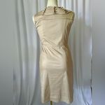 Chetta B  Tan Pleated Midi Dress (895) Photo 1