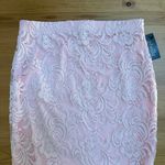 NWT Pink Lace Skirt Size M Photo 0