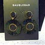 BaubleBar Small Black Marietta Double Thread Fringe & Bead Drop Dangle Earrings Photo 0