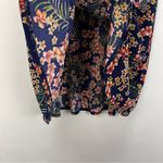 Candie's Strapless Dress Size Large Floral Navy Ruffle Y2K Fairy Photo 3