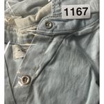 Wax Jean ‎ Women's Light Blue Long Sleeve Button-Down Bleach Shirt Sz 1X Western Photo 6