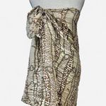 Hear me roar beach sarong dress or waist cover up Brown Photo 0