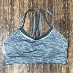 Zyia  Active Luxe Strappy Sage Grey Crossover Sports Bra size MEDIUM Photo 0