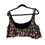 BP  Floral Print Ruffle Swimsuit Top, Sz XL Photo 3