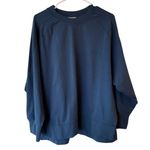 Earth Yoga Long Sleeve Pullover Oversized Sweatshirt Blue Women's Size Large Photo 0