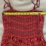 Love Sam  Maxi Dress Size M Boho Smock Top Multicolor Bali Summer Lined Flowy‎ Photo 2