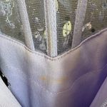 Jovani  05839 Perri Plunging Neck Mermaid Prom Dress Gown size 6 Periwinkle $700 Photo 9