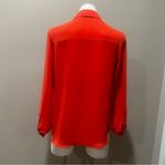 Ro & De  orange button up long sleeve blouse Photo 1
