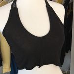 Urban Outfitters Black Laced Halter Cropped Bralette Photo 1