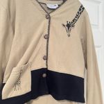 VTG 90’s Safari maxi dress Giraffe teacher resort wear Size M 2 piece knit Tan Size M Photo 1