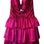 Elegant Pink Mini Homecoming Dress Size 0 Photo 0