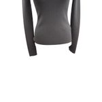 Helmut Lang  Ring Shoulder Knit Top Sweater Cut Out Gray Silver Size XS Photo 5