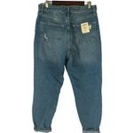 River Island Carrie High Rise Mom Jeans Medium Blue Women's Size 10 US/14R UK Photo 2