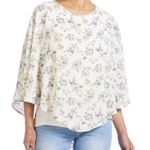 Coco + Carmen  Flowy Floral Spring Tank with Poncho Top Photo 8
