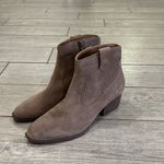 Seychelles Anthropologie Upside Taupe Suede Booties New! Photo 6