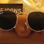 Ray-Ban  round gold/black sunglasses  Photo 0