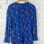 Thakoon 100% Silk Floral Long Sleeve Button Down Dress SAMPLE Size 4 Photo 7