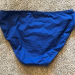 Nautica NEW NWT  Dark Blue Turquoise White Belted Belt Swimwear Bikini BOTTOM 12 Photo 7