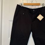 Dockers  Black Khaki Cropped Cuffed Pants Size 12 NWT Photo 1
