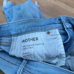 Mother Denim The Mid Rise Dazzler Ankle Fray Jean in Sun Kissed size 24 Blue Photo 7