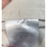 Faherty  Khai Beige Belted Tie Waist Puff Sleeve Square Neck Cotton Poplin‎ Dress Photo 7