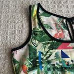 Nicole Miller Tank Top Womens Medium M Green Blouse Nature sleeveless Breathable Photo 2
