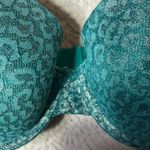 No Boundaries  Bra Womens Green 36C Allover Lace Push Up Bra NEW‎ Photo 4