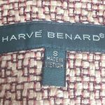 Harvé Benard Harve Benard Tan & Red Boxy Cropped Tweed Blazer Coat Jacket. Women’s Size Small Photo 4