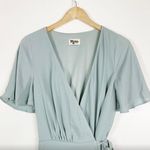 Show Me Your Mumu Sophia Silver Sage Wrap Maxi Dress Photo 2