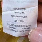 J.Crew  Pintuck Yellow Gingham Blouse Ruffle Neck Long Sleeve Sz 2P💛 Photo 8