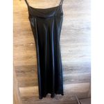 Bebe  Slip dress black Stain Cowl Neck Size XS Vintage Photo 4