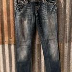American Eagle  Artist Jeans Size 2 Stretch Low Rise Denim-Medium Wash Festival Photo 0