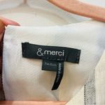 &merci & merci boutique striped Long Sleeve Ruffle wrap Dress sz Medium Photo 2