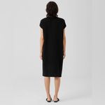 Eileen Fisher  Organic Cotton Gauze V-Neck Boxy Fit Calf Length Tunic Dress M Photo 3