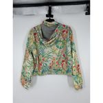 Hurley  Jacket Floral Colorful Windbreaker Full Zip Hood Running Surfing Large Photo 1