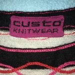 Custo Barcelona CUSTO knitwear bold stripes bell sleeves vintage soft sweater NEW size S Photo 3