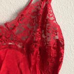 Victoria's Secret Vintage Victoria’s Secret Red with Lace Slip/Nighty. Size Small Photo 5