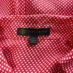 Outback Red  Polka Dot Shirt Top Button Sleeve‎ Size XS Photo 7