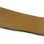 Michael Kors Black Leather Belt with Silver Logo Engraved Buckle Size Medium Photo 2