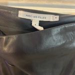 Avec Les Filles  Leather Moto Skirt Size 4 Photo 6