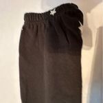 P.J. Salvage  Lightning Bolt & Star Black Sweatshirt Distressed Hem Design Small Photo 5