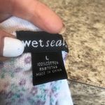 Wet Seal  Large Purple White Floral Sweater Photo 5