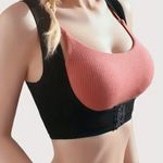 Womens posture correctors and shapewear top open bust cross back Size M Photo 4