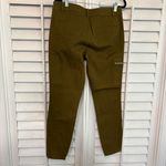C. Wonder Olive Green Zipper Hem Detail Skinny Leg Pants Size 6 Photo 1