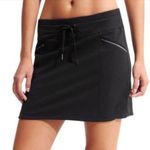 Athleta  Black Metro Skort with Side Zippers Small Photo 0