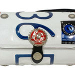 Little Earth Vintage  New York License Plate Metal Purse Cola Clasp COA Strap Photo 0